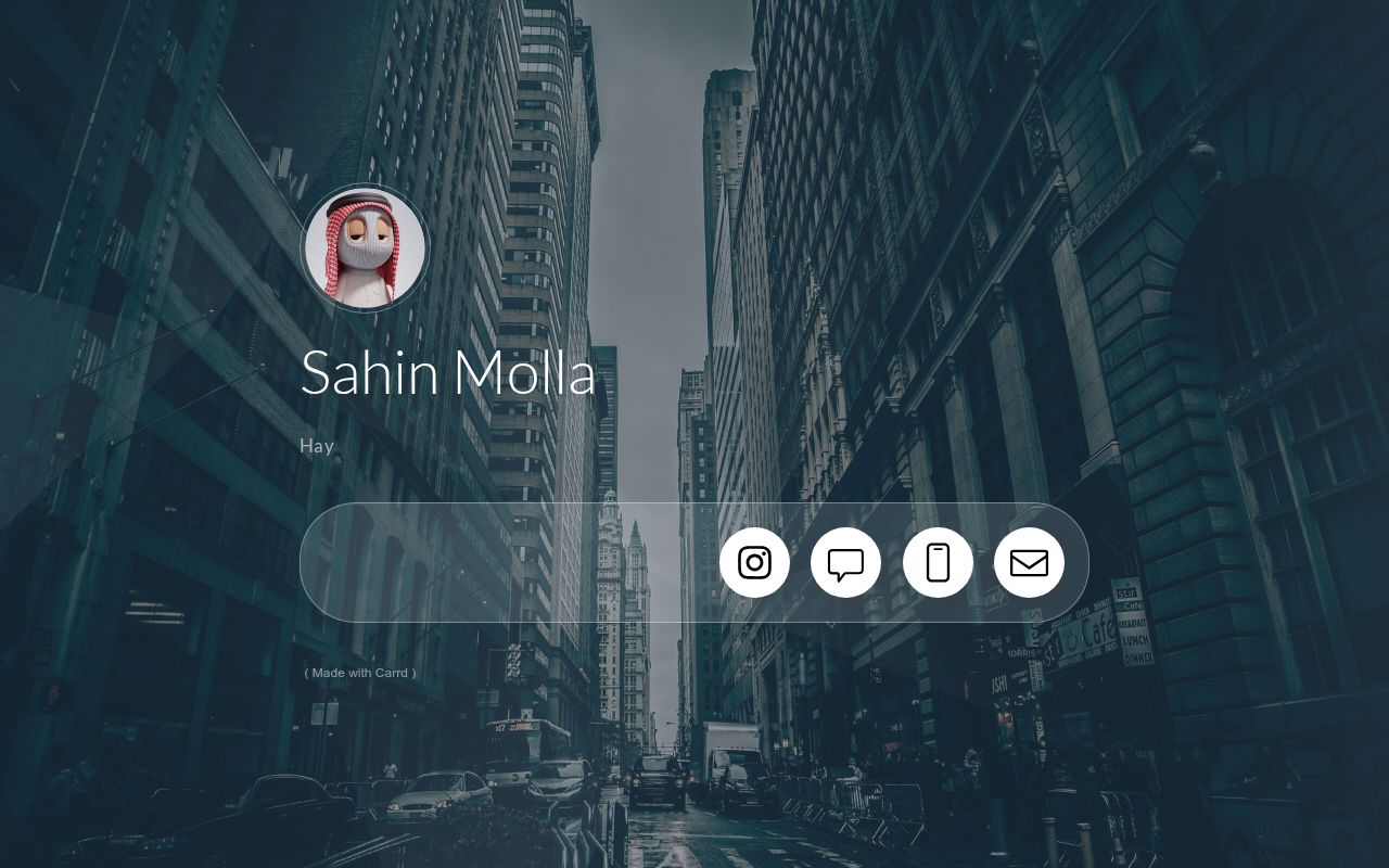 Carrd profile picture for @sahin